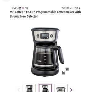 BIG SALE! Amazing NEW IN ORIGINAL PACKING BOX 12 cup Programmable coffee MAKER